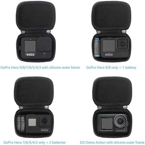 Miniatura 4 de JSVER Funda de transporte GoPro para GoPro Hero 10 carcasa rígida de almacenamiento de viaje para Hero 11109876543 Osmo Action 3 AKASO EK7000
