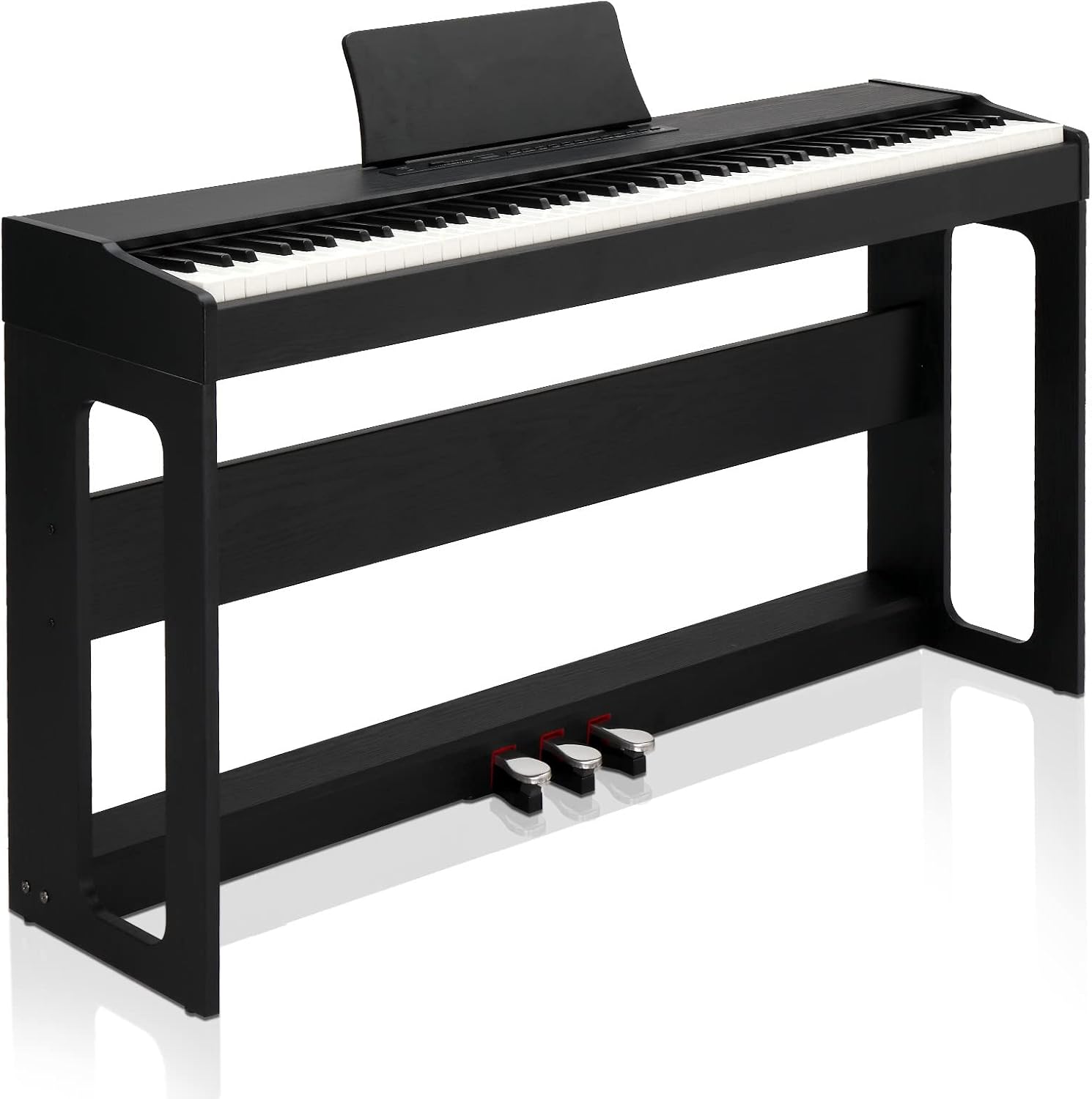 LALAHO Digital Piano 88Key Weighted Action Electric Piano with 3Pedal