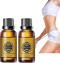 Belly Drainage Ginger Oil,Tummy Ginger Drainage Massage Ginger Oil,Ginger Massage Oil for Lymphatic Drainage - 30ml (Pack of 2)
