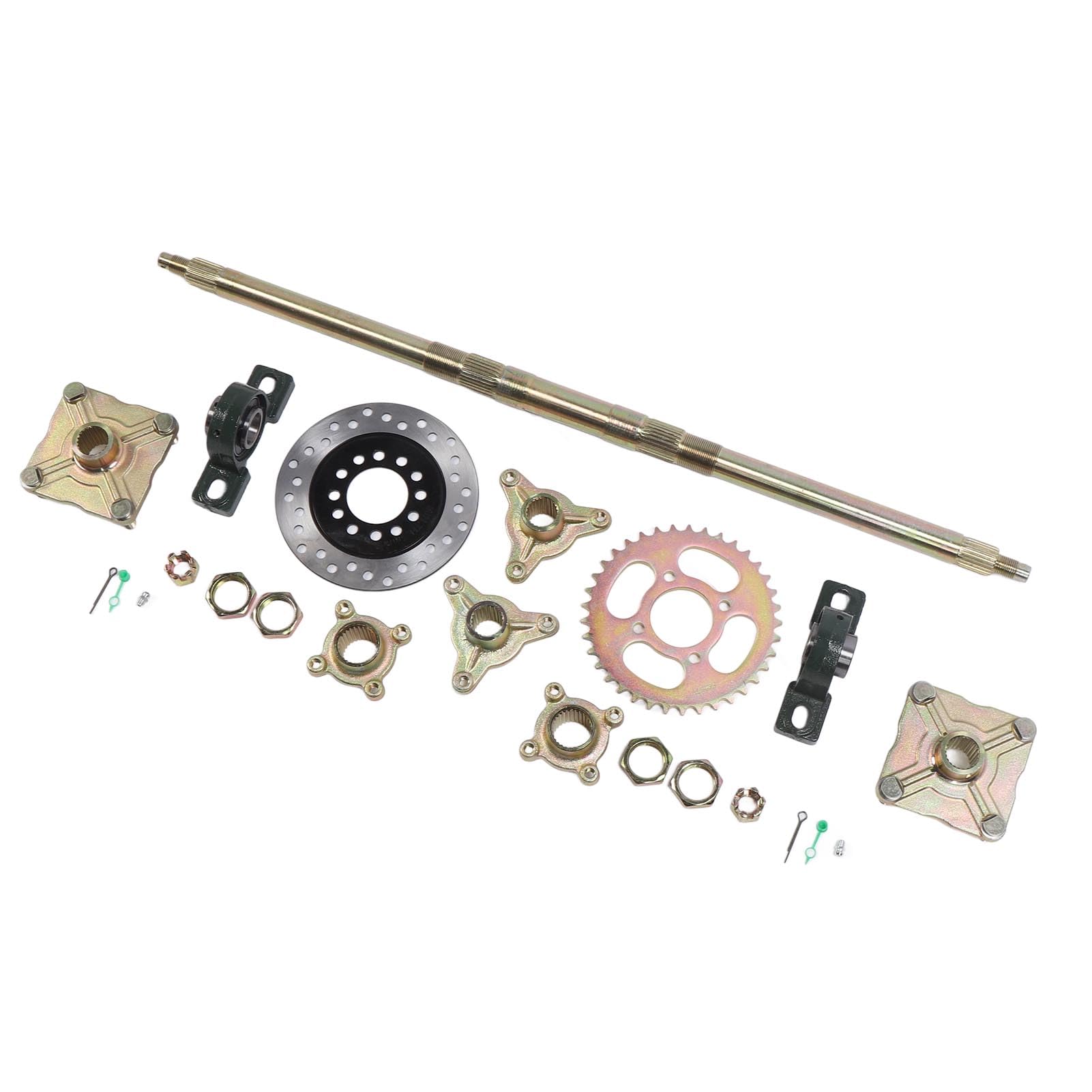 29 Rear Axle Kit Wheels 72V 3000W Electric Motor Go Kart Golf Cart Buggy Mower