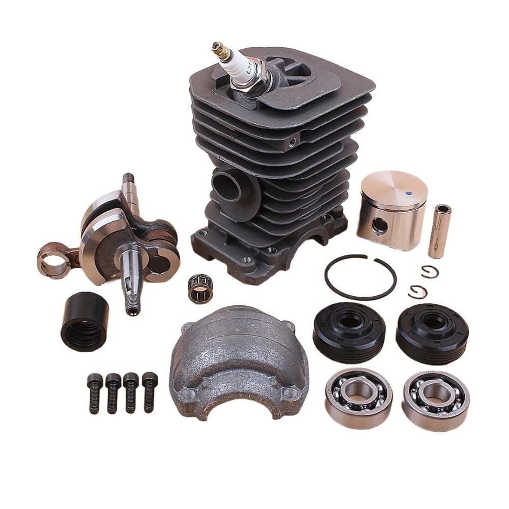 Kit cylindre piston 40mm avec roulement de vilebrequin pour tronçonneuse 136 137 141 142