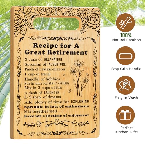 Retirement Gift for Woman 2026,Cutting Board Set Retrement Gift for Teacher by GevGuxLuo - Used condition - Image 3