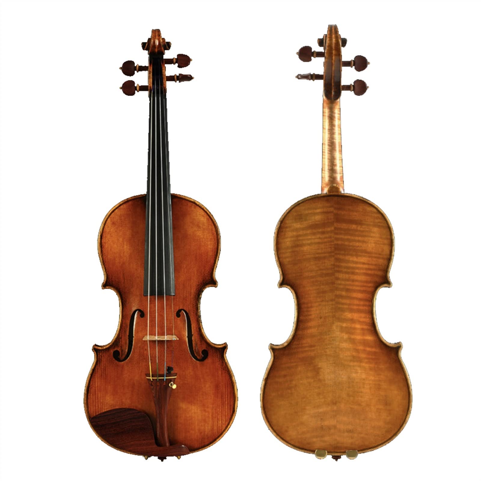 Violini per Studenti 4/4 Violino Top In Abete Europeo Fondo In Acero Violino Suono Ricco Con Arco Di Violino Ponte Per Violino Custodia Per Violino Professionale Violino