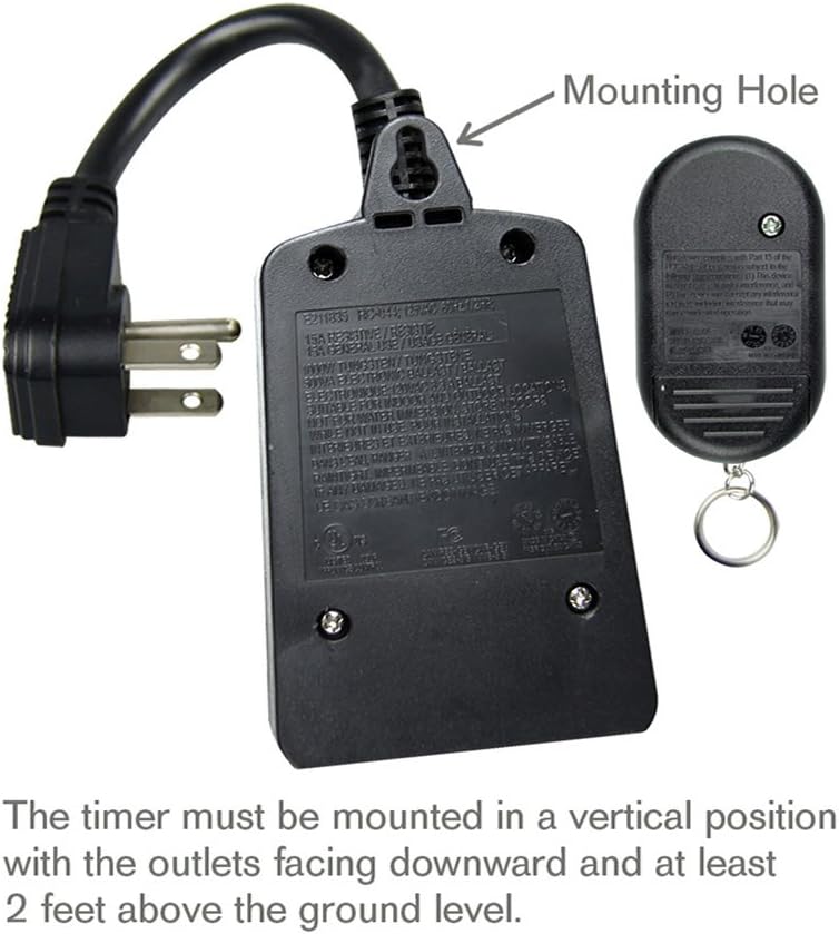 Best Promo HomeHopes Wireless Remote Control Outlet, Light Remote Control Wireless, Outlet Remote Control Outdoor