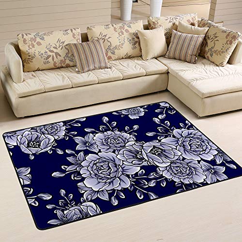 Tapis de maison salon en polyester moderne 72X48Inch - 6