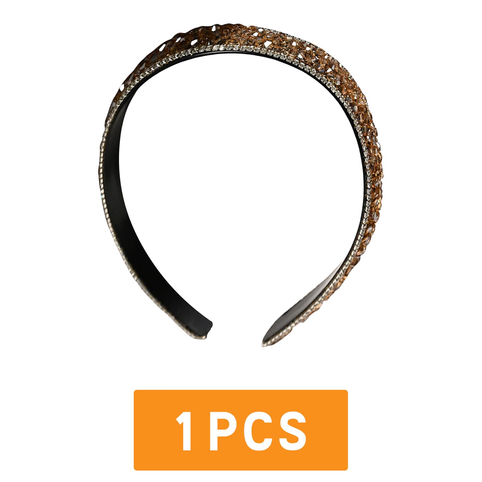 Traziewell Ladies Headbands Decorative Sparkly Glitter Crystal Rhinestone Headbands Bling Hair Bands Accessories for Women 2215 - Image 2
