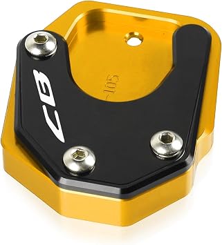 KAnduo for Honda for CB150R for CB 150R for CB150 R 2021 2020 2019 2018 2017 Motorcycle Side Stand Enlarger Kickstand Enlarge Plate Extension Pad Support Plate Color Gold