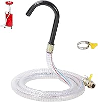 Banpingo 67-Inch Waste Oil Drain Hose, 1/2" Threaded & Steel Wire Reinforced, Compatible with Lincoln 3601 Series Tanks