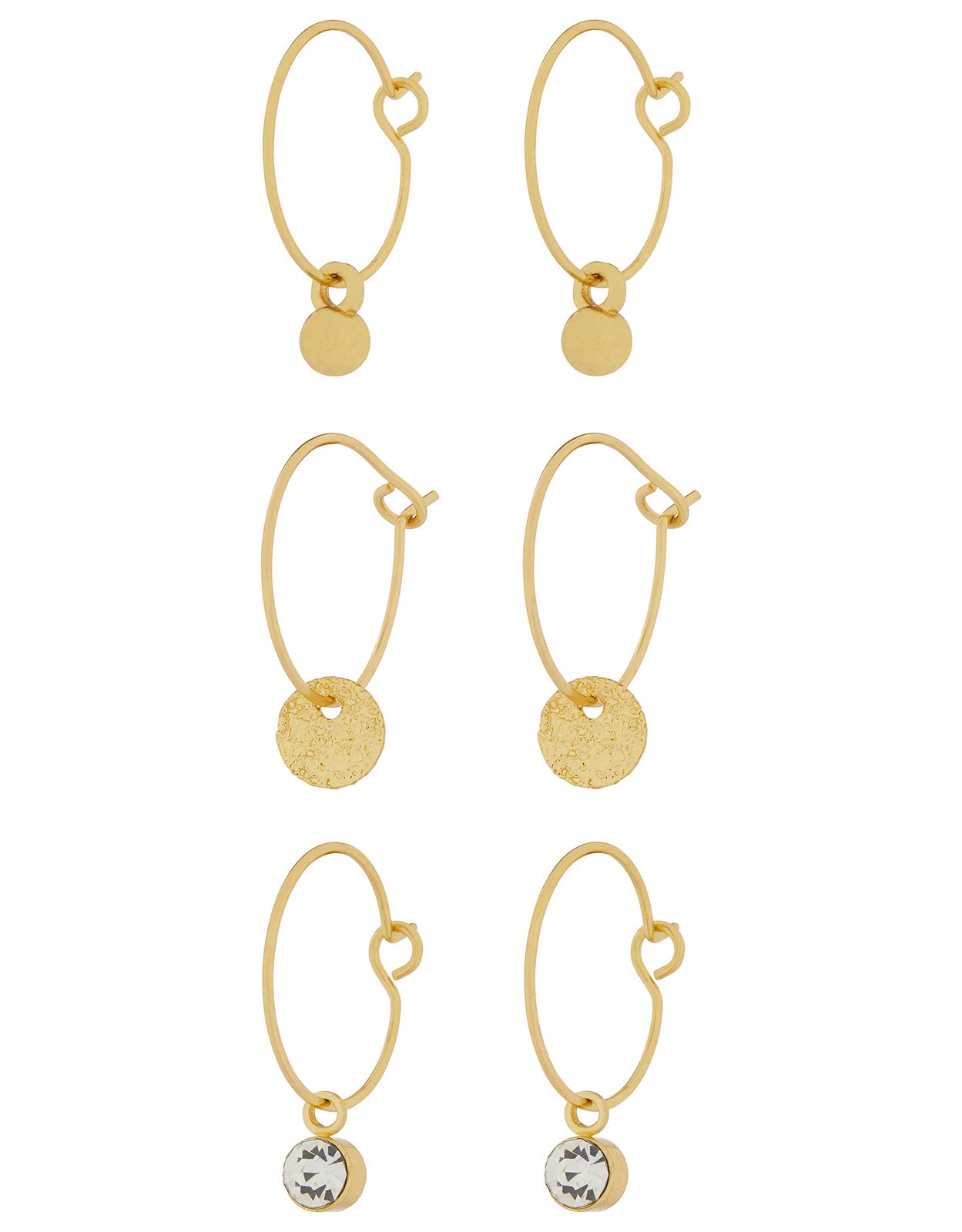 Accessorize London Women Western Hoop Earring Pack of 3 (B07YGBMC2Z) Amazon Price History, Amazon Price Tracker