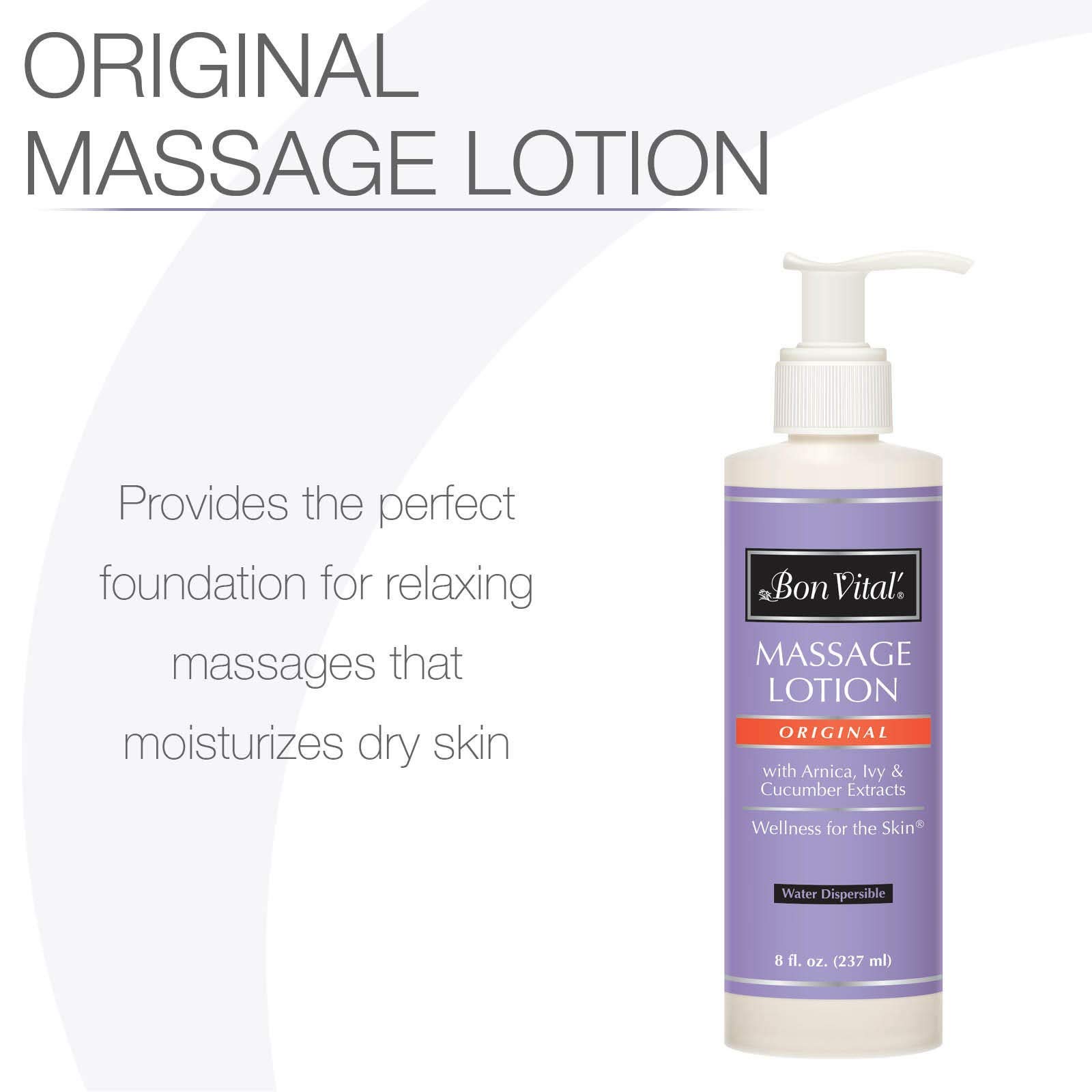 Amazon.com: Bon Vital Original Massage Lotion, 8 oz – Lightweight