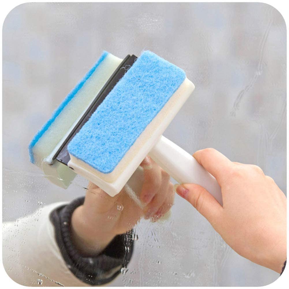 Anirdesh 2 in 1 Glass Wiper Cleaning Brush for Shower Doors, Bathroom, Windows, Glass Door, Washbasin, Kitchen, Mirror and Car Glass (2 in 1 Glass Wiper Cleaning Brush) (B09VLGB28M) Amazon Price History, Amazon Price Tracker