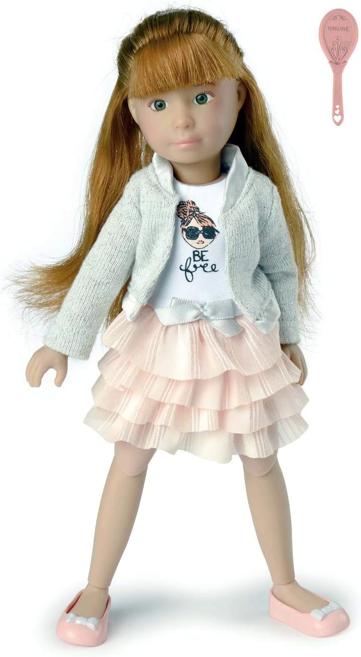 Sofia 9" Doll Set - Poseable - Stylish Casual Outfits, Realistic Eyes - Perfect Play Companion for Ages 3-7 - Inspiring Creativity and Fun