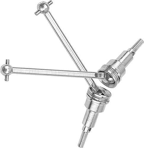 Miniatura 3 de 2 piezas Vgoohobby junta de eje de transmisión frontal de acero CVD, junta de eje de transmisión con tuerca de bloqueo compatible con HAIBOXING HBX