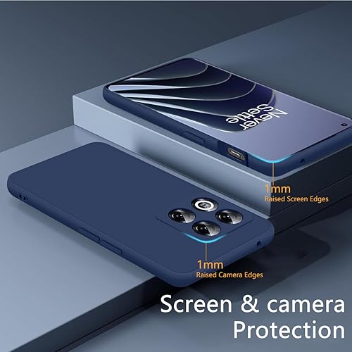 Miniatura 3 de Bastmei Funda diseñada para OnePlus 10 Pro 5G, silicona TPU flexible + interior suave fundas minimalistas para teléfono, protección de cámara a