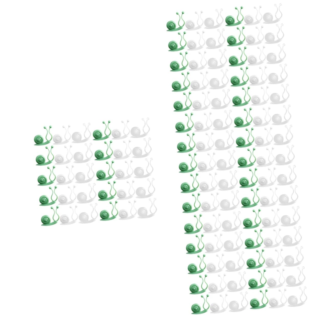 HEMOTON 4 Set Supporto per Piante Clip per Piante Rampicanti Picchetti di Supporto per Piante da Giardino Clip per Piante Sospese per Piante Rampicanti Clip per Piante 30 Pezzi*4
