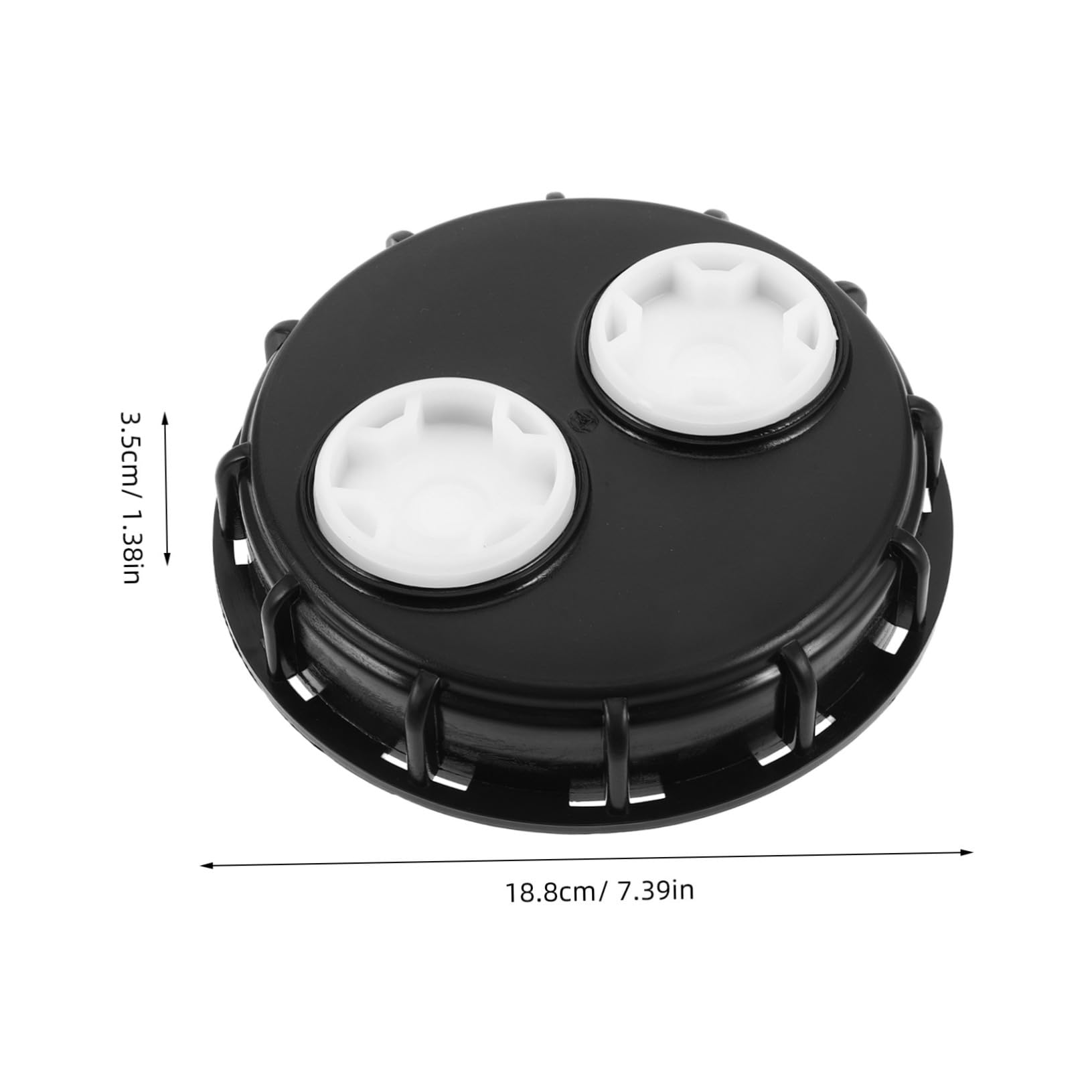 Cabilock 2piezas Tapa de Contenedor IBC con Orificio de Ventilación Tapa de Tanque de Agua de Lluvia de Reemplazo para Cubo de Almacenamiento para Uso Contenedores Industriales
