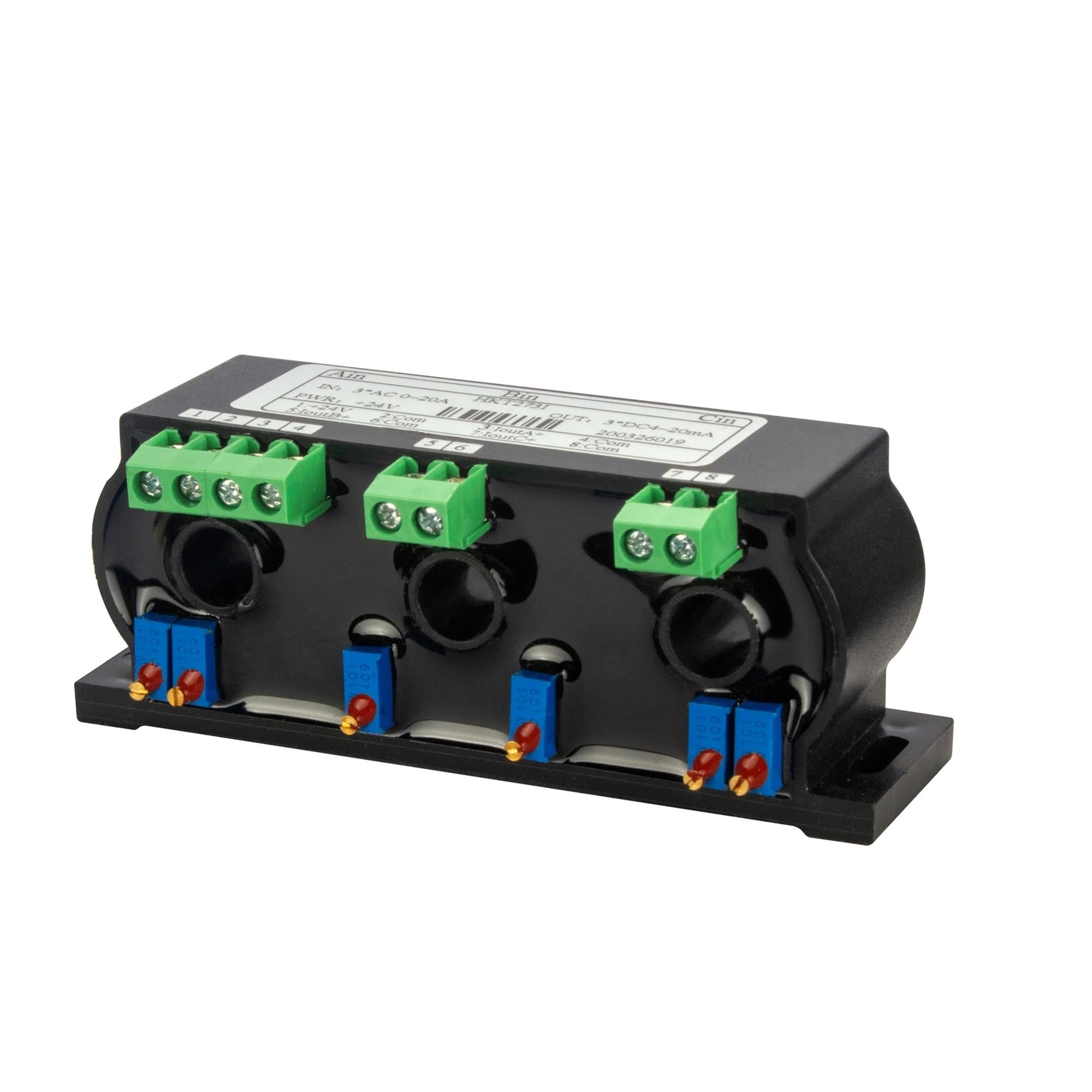 NVSFZGIYG 0-500AAC Current Transmitter to 4-20mA 0-10V 0-5V RS485 Sensor Transducer 0-50A 0-100A 0-200A 0-500A DC24V(Input Ac 0-500a,Output RS485)