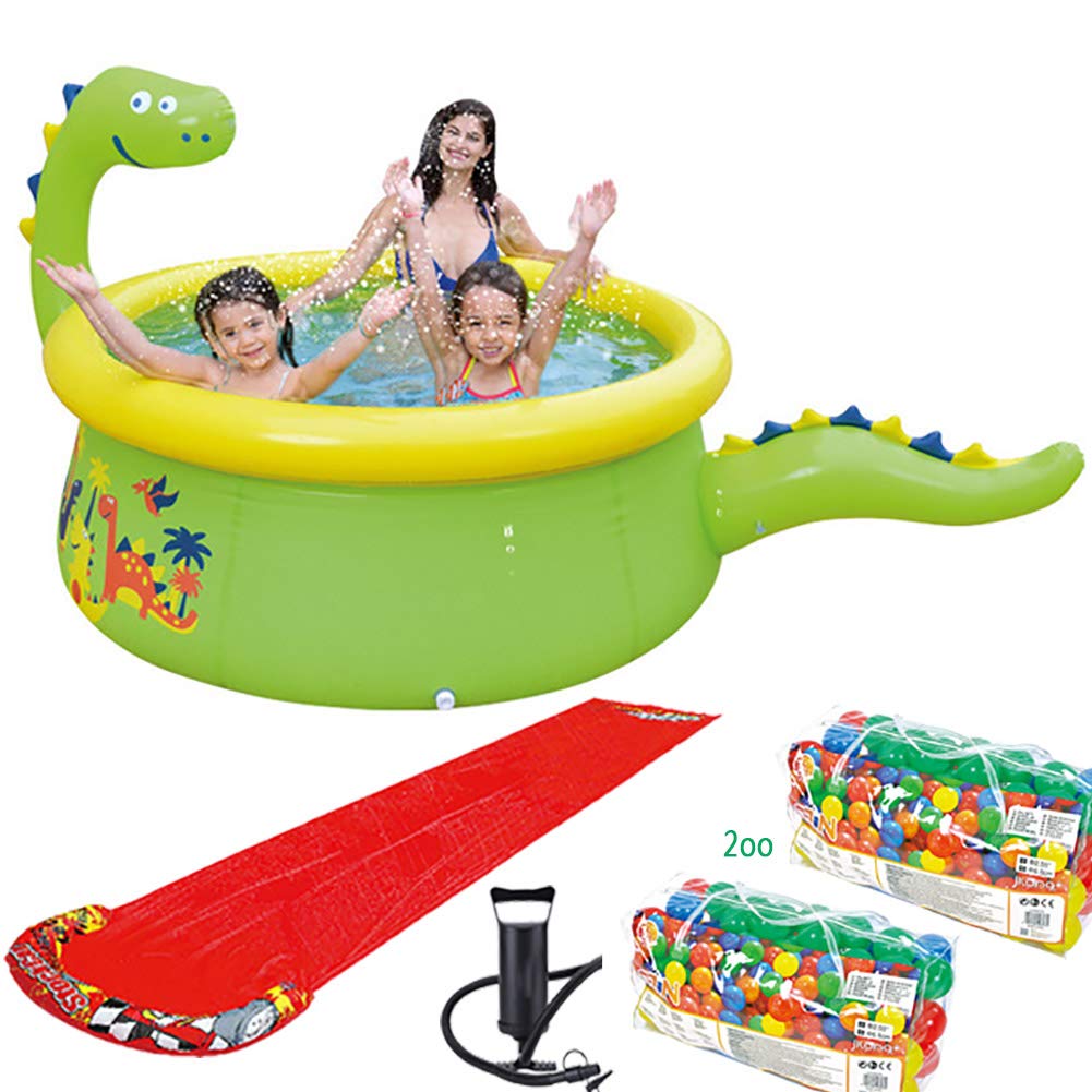 dinosaur inflatable pool