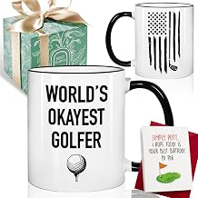 Funny Birthday Gift for Men Women Golfer, Golfing Gifts Mug for Dad Husband Grandpa Boyfriend Boss Coworkers Friends Golfer Lovers, Novelty Birthday Golf Mug Gifts 11oz