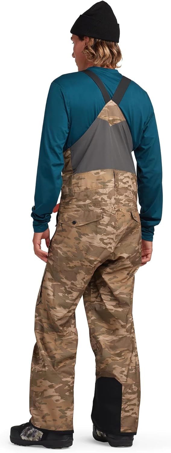 Dakine Mens Scout Bib (Vintage Camo, Medium)
