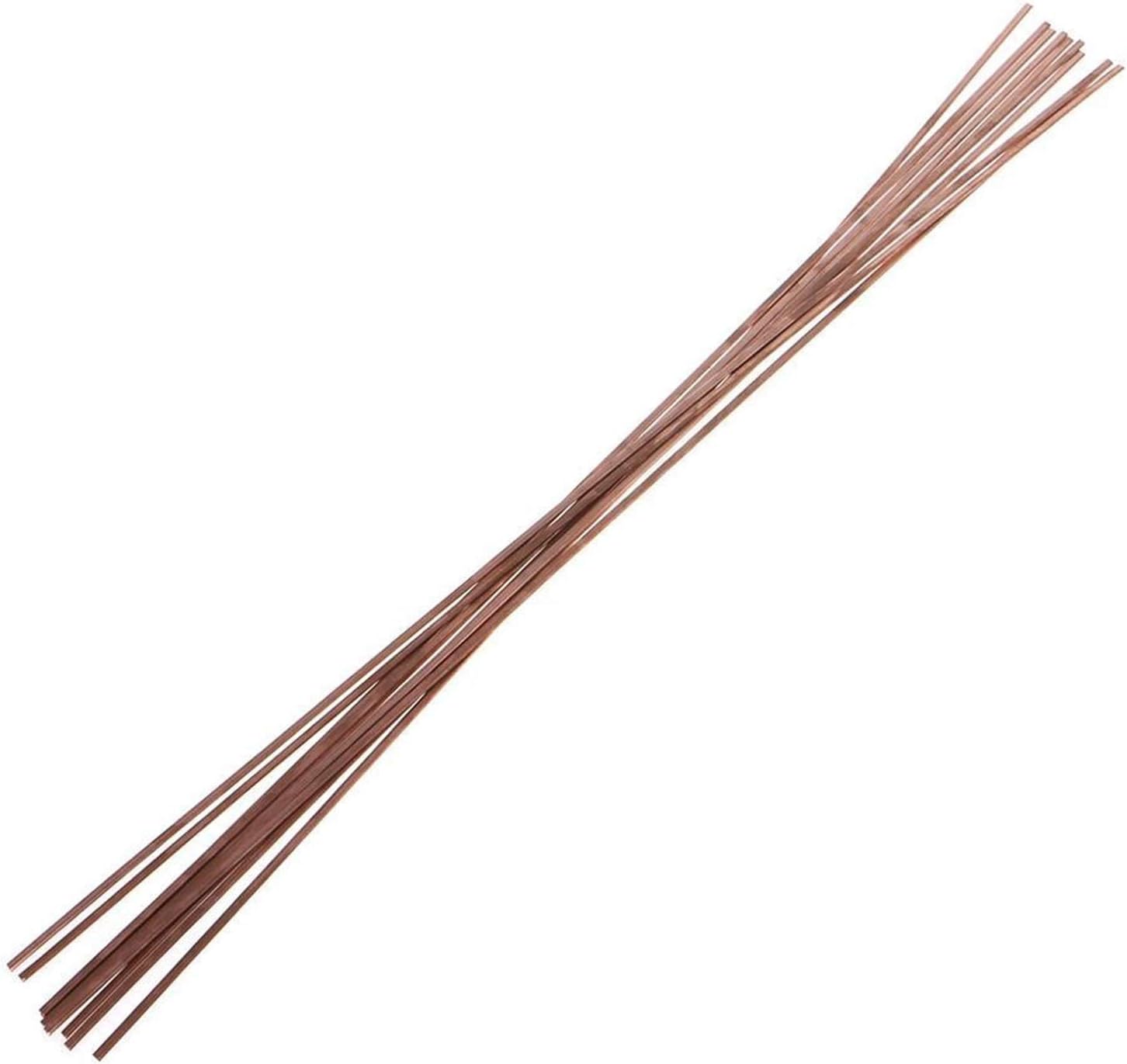 Geeyu ZHaonan-Welding rods 10pcs Flat Silver Electrode Phosphor Copper Welding Rods, HL201 Self Fluxing Brazing Alloy Soldering, for Welding