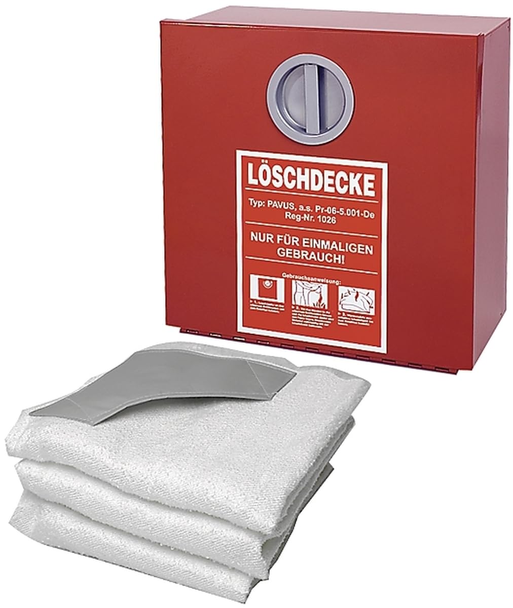 Wandbehälter für Löschdecke EN leer Metall 300x300x125mm
