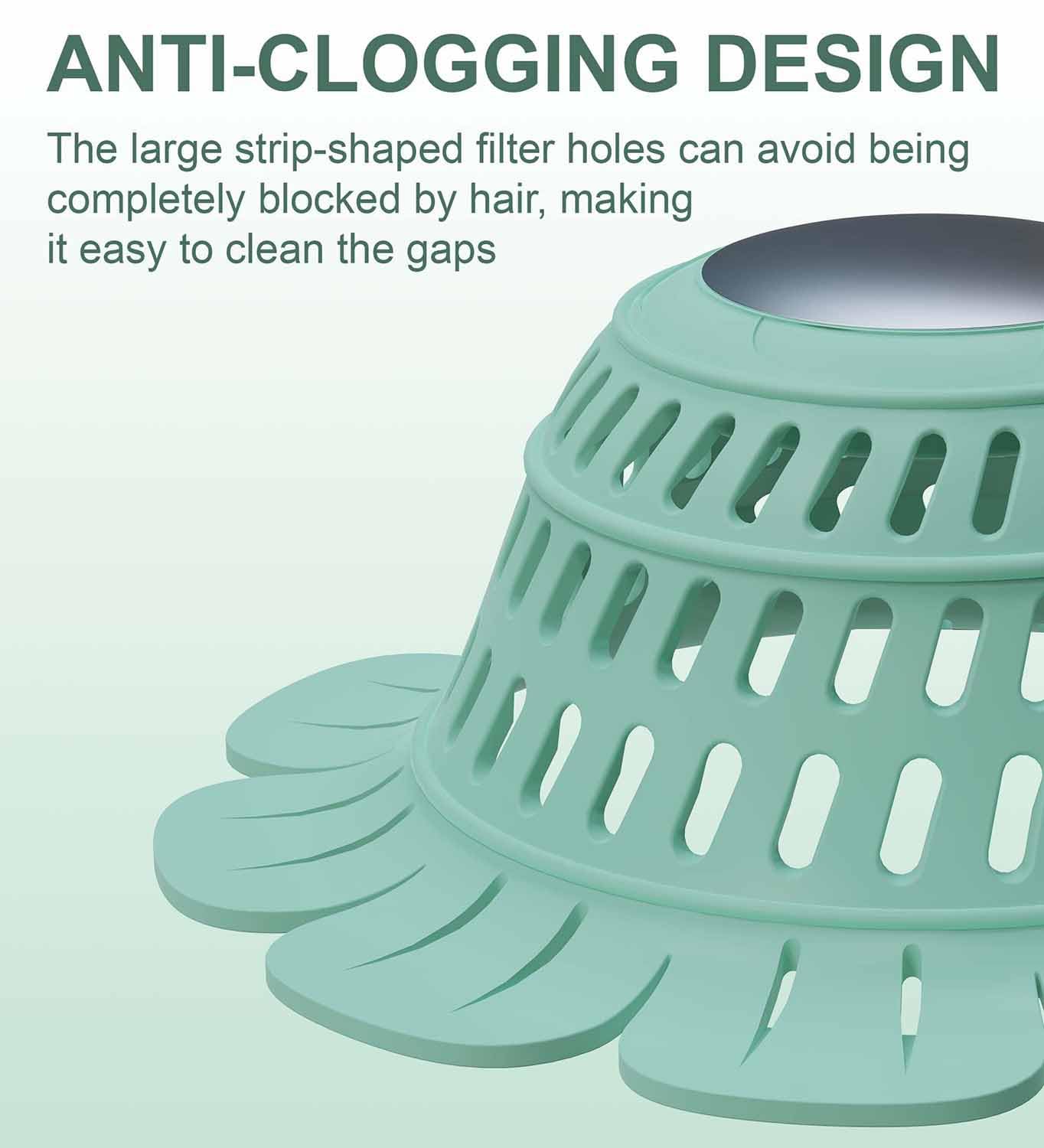 Filtre à Cheveux Pour Drain De Douche/baignoire - En Silicone, Adapté Aux Bonde Pop-up Et Classiques - 9