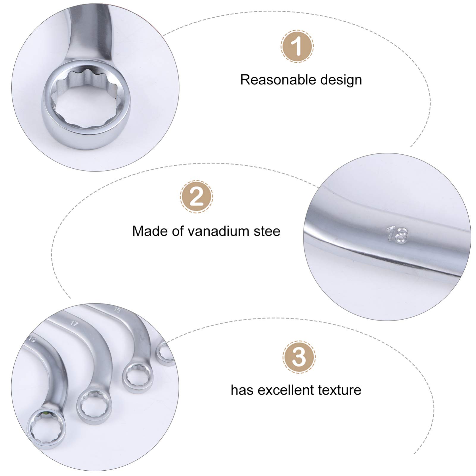 DOITOOL Llaves De Reparación Automóvil s Estilo Kit De 5 Piezas Herramientas De Accesorios