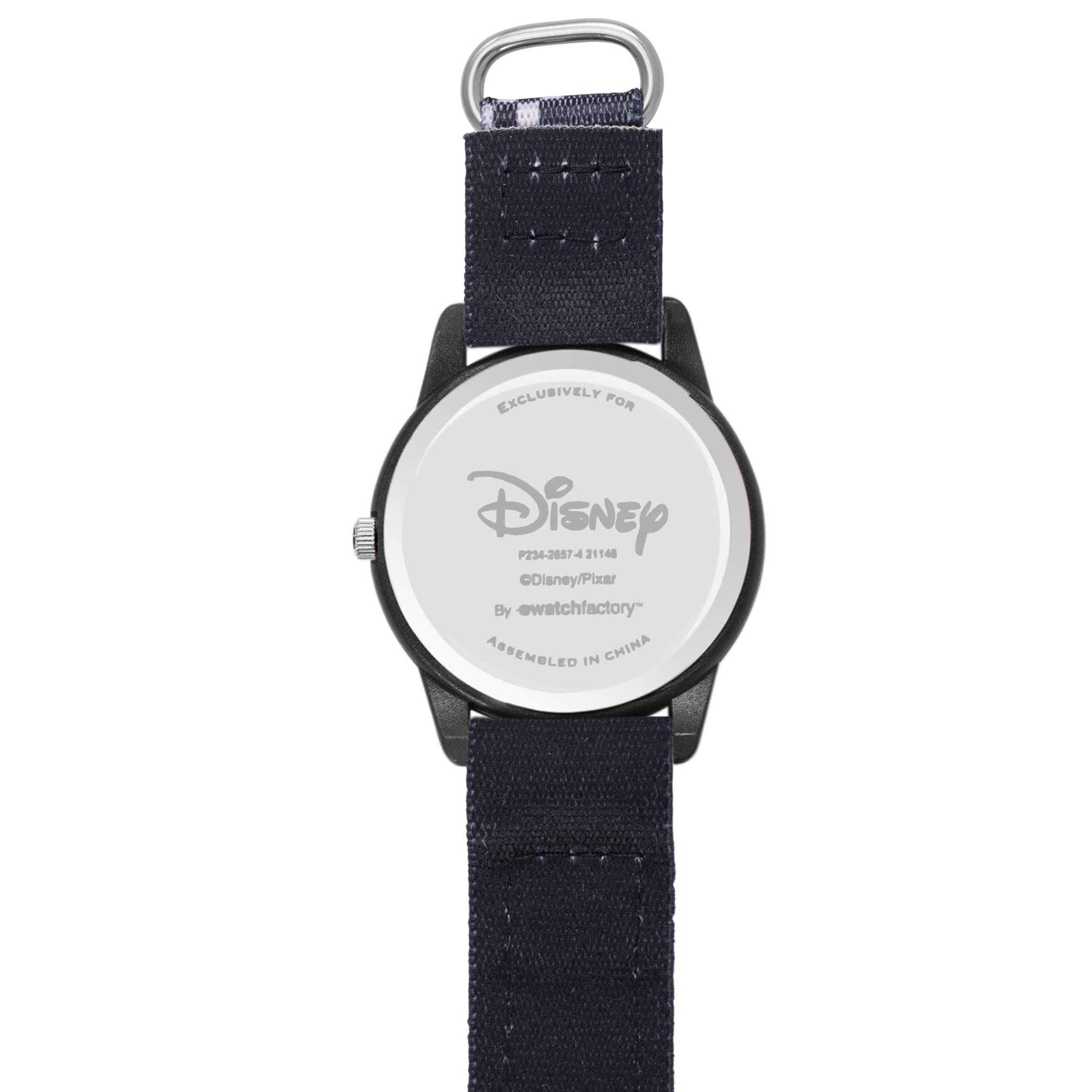 Disney Pixar Cars 3 - Orologio analogico al quarzo con cinturino in nylon per bambini, nero, nero, striscia