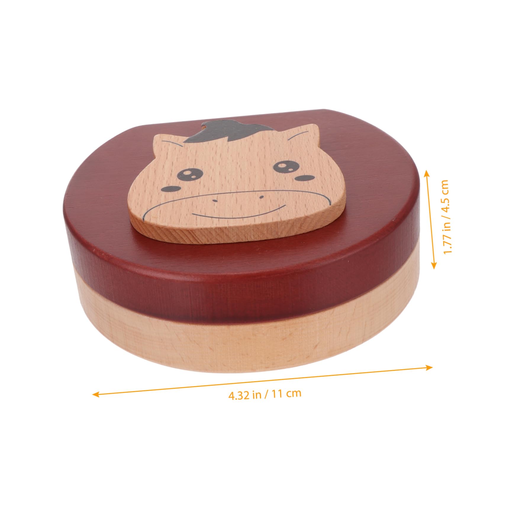 SUPVOX Baby Tooth Fairy Box Wooden Teeth Keepsake Box for Girls Boys Tooth Box for Tooth Fairy Baby's Profile