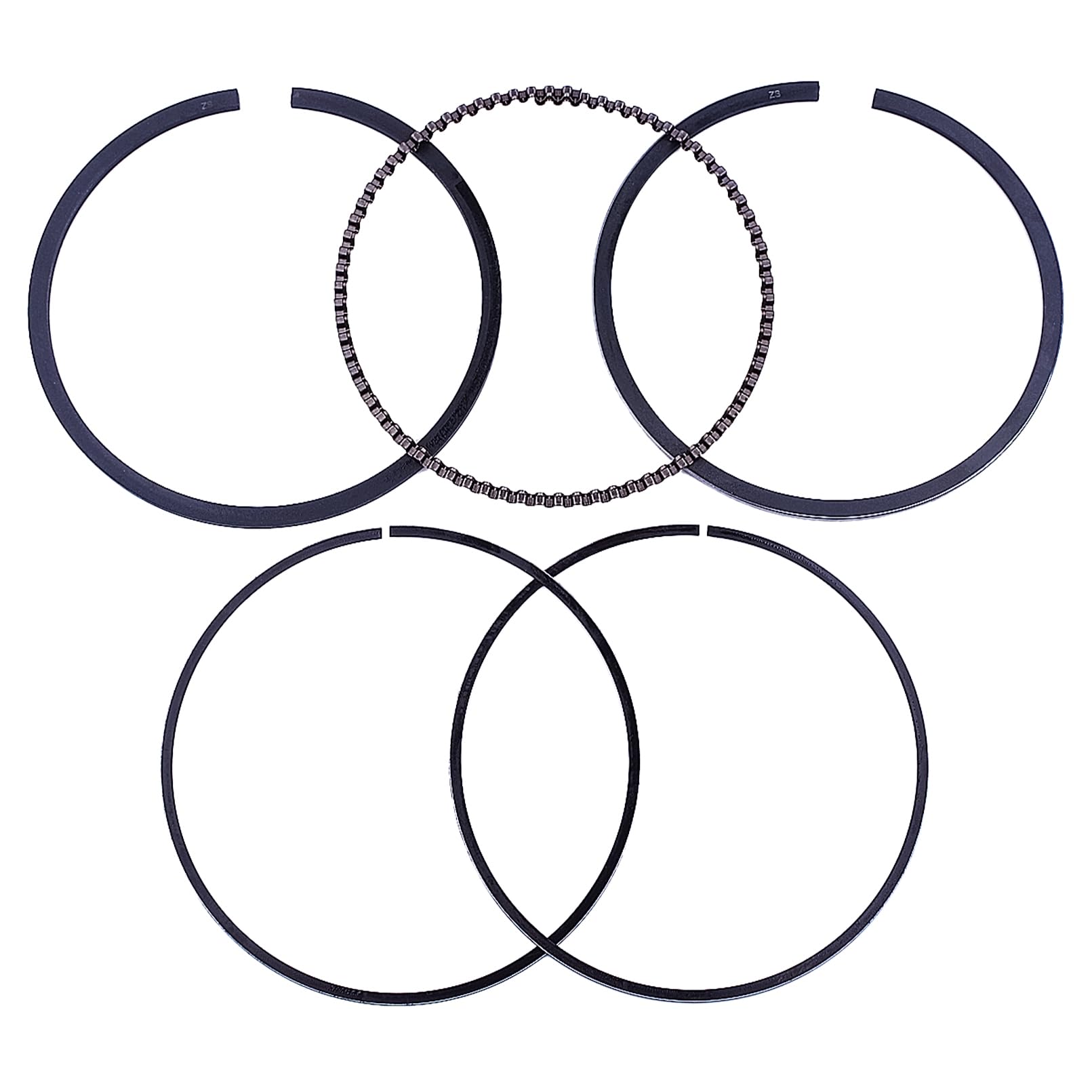 Adefol 88mm Piston Ring Set for Honda GX390 GXV390 STD Motor Gas Engine Replacement Parts for 13010-ZF6-003 13010-ZF6-005 H5013 3013 4013 2113 13hp