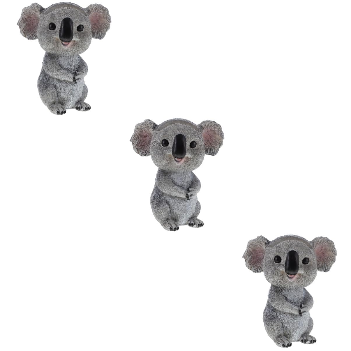 STOBOK3pcs Glasses Frame Zen Resin Grey Little