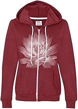 V&ecirc;tements de yoga pour vous mesdames Lotus Flower Full Zip Hoodie