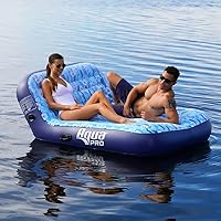 Vista 2 de Aqua Pro APL17011S2 - Comodidad ultra acolchada para 2 personas - Hawaiian Wave