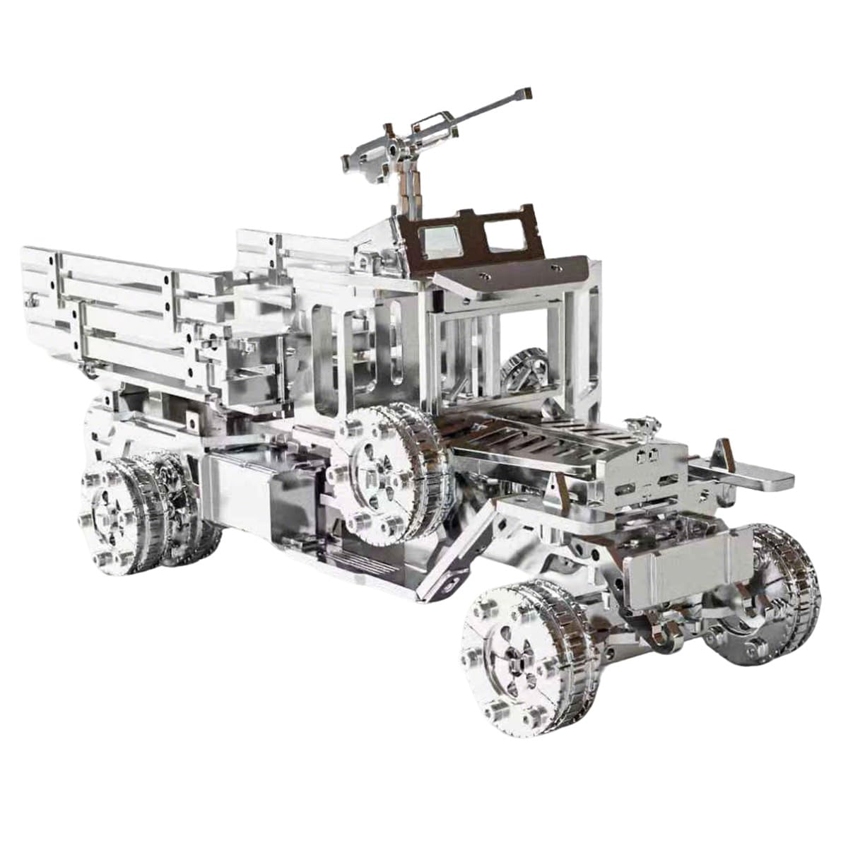 3D Metall Puzzles für Erwachsene, Luxus Kampf LKW Auto Modell Bausatz zum Bauen für Männer Frauen Geburtstagsgeschenke