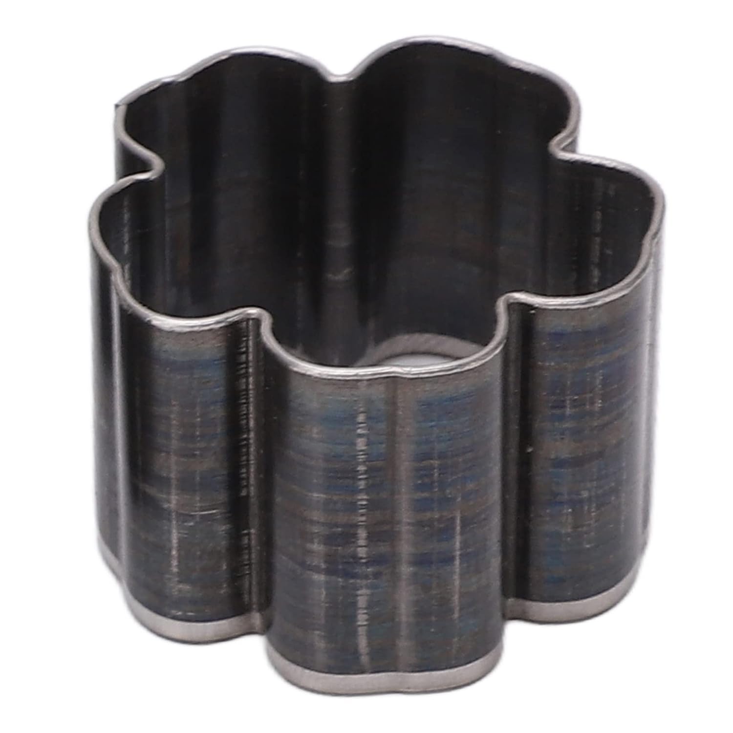 3PCS Flower Shaped Alloy Steel Cutter Set - Leather Hollow Punch Mold, 1.2in, 2in, 2.8in Punching Tool for DIY Leather Craft