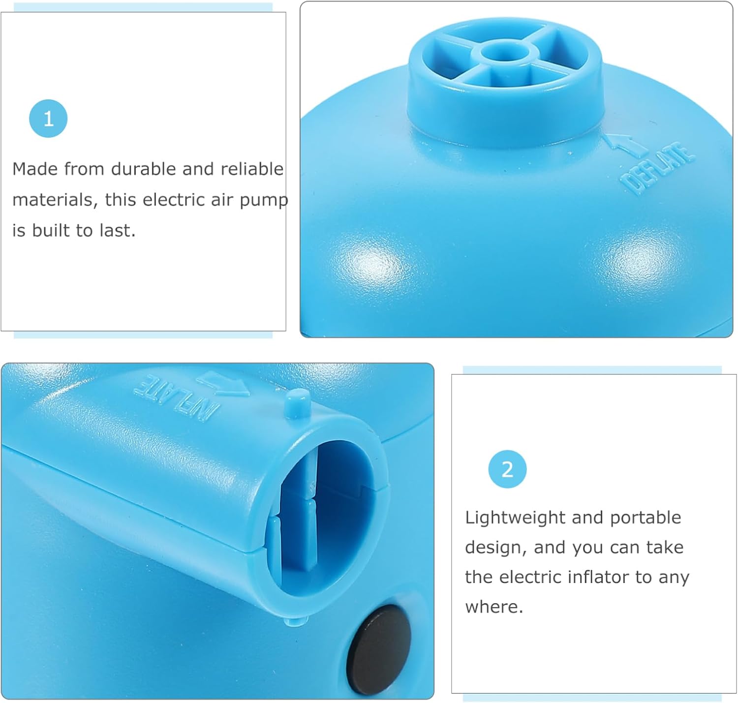 Multi-use Air Pump Pool Tire Air Pump USB Inflatables Electric Pump Compressor Battery Pump Inflator
