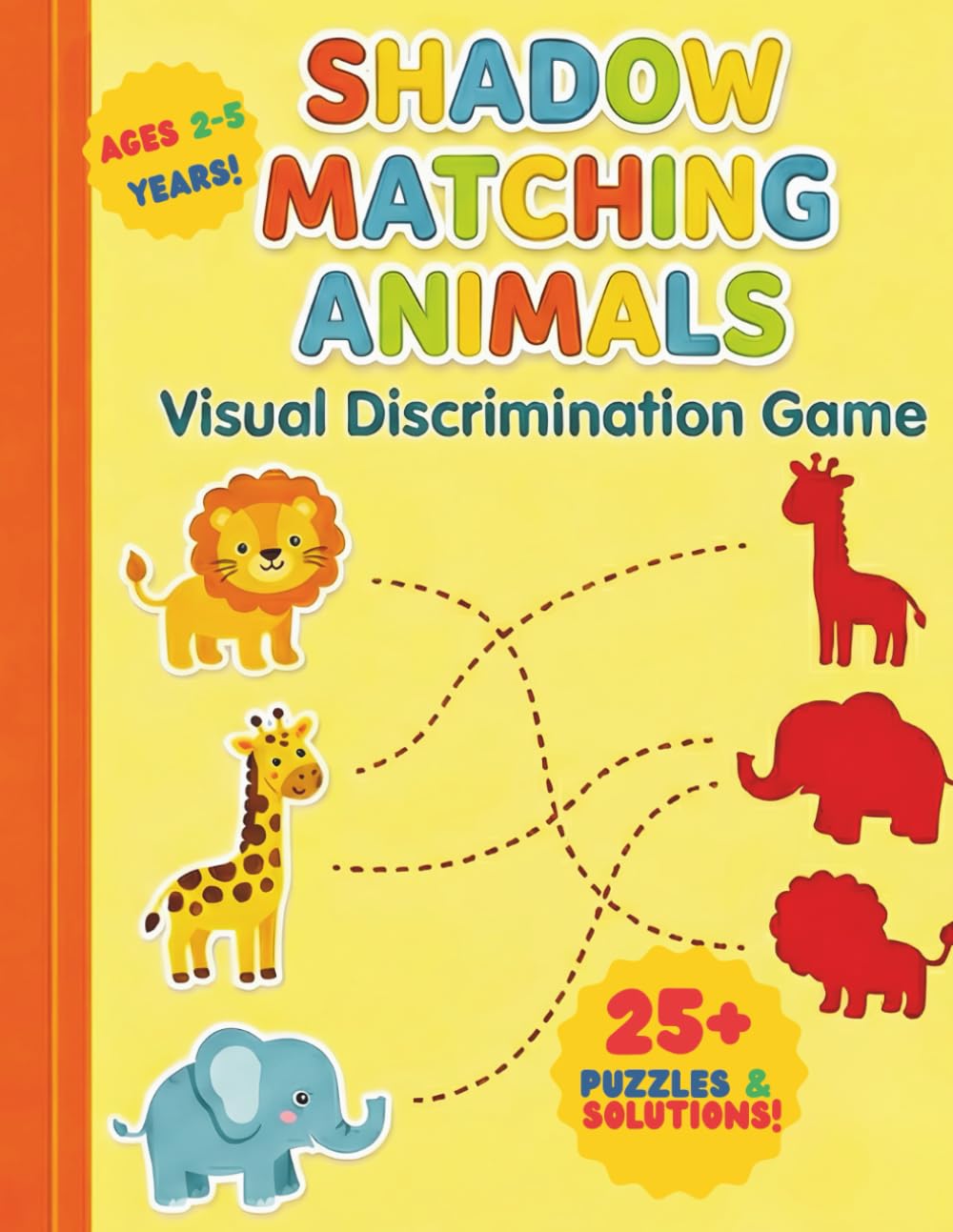 Shadow Matching Animals: Visual Discrimination Puzzles for Toddlers & Preschoolers (Ages 2-5) | Build Focus, Logic, and Pre-Reading Skills!