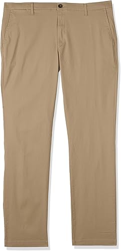 Tienda Essentials - Pantalón chino elástico casual para hombre
