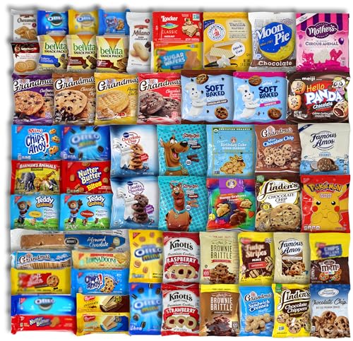 Niro Gift Basket | Cookie Variety Pack, Cookies Individually Wrapped Assortment| The Perfect Care Package for Your Loved Ones| 40 Packs