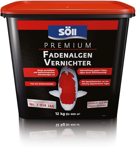 Söll Fadenalgen-Vernichter Premium Teichpflege-Pulver, 1,5 kg