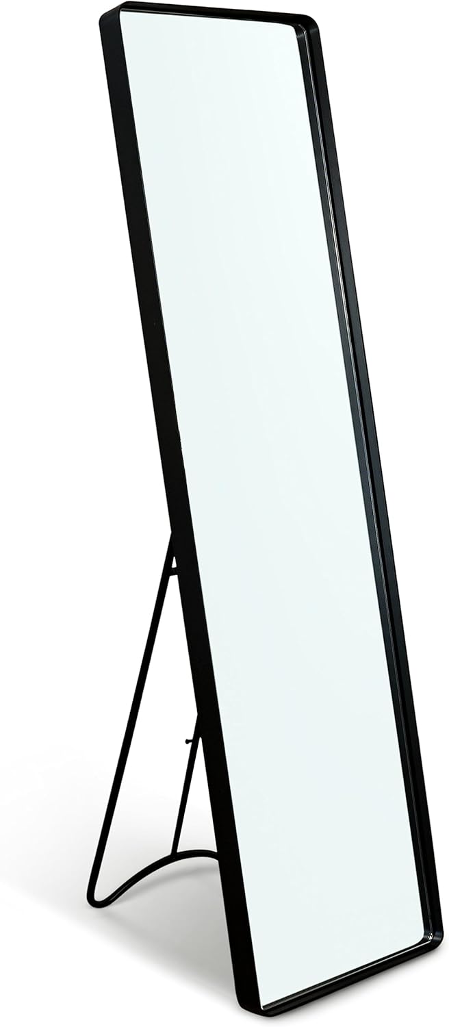 DRULINE 1 x Wardrobe Mirror Standing Mirror Full Body Mirror (Blue
