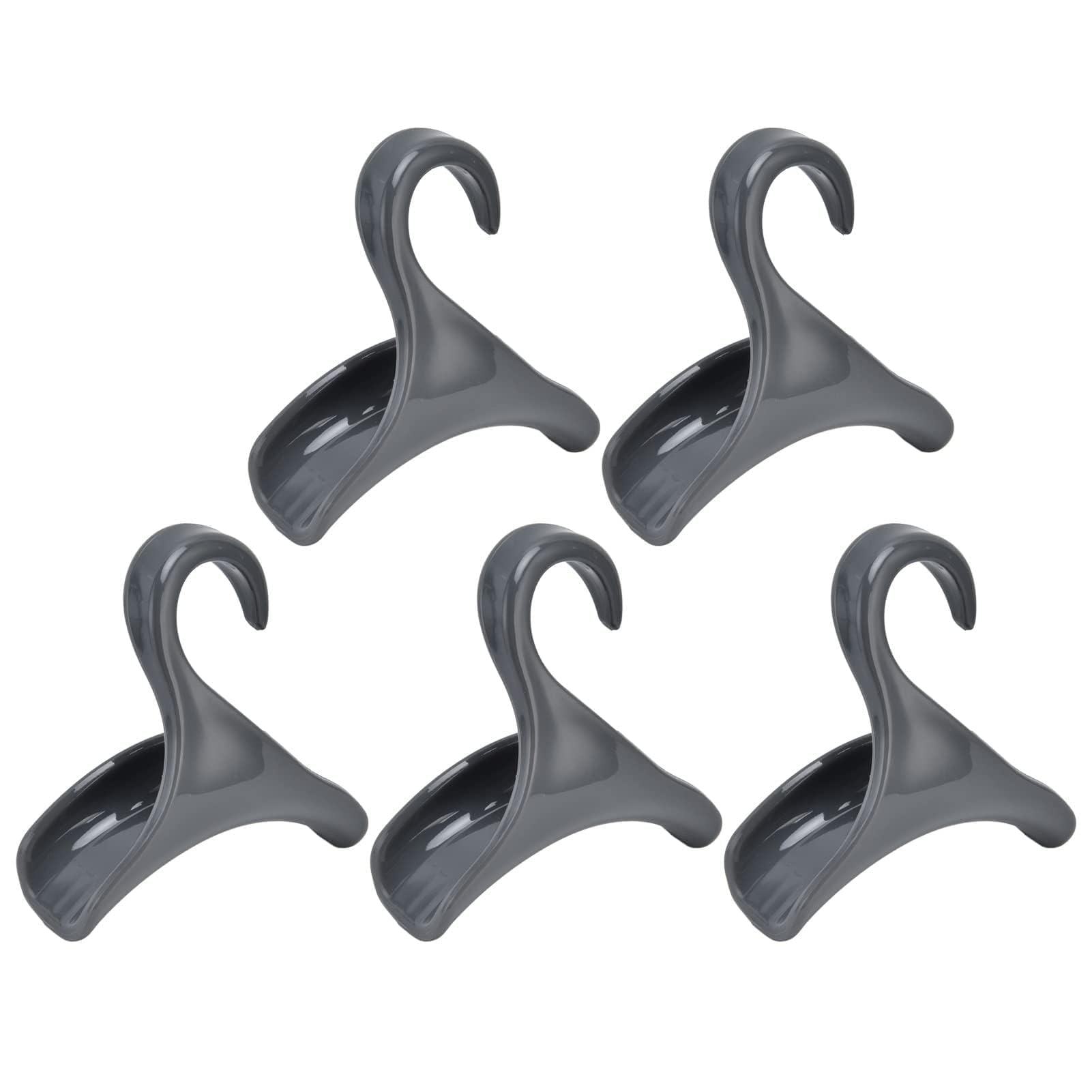 XoeLLe Ganci Per Borse Appendiabiti, 6Pcs Gancio Porta Borsa Portaborse Appendi Borse Hook Organizer Borsa Organizzatore D'Armadio Resistente Gancio Salvaspazio Per Zaini,Borse,Sciarpe,Cravatte