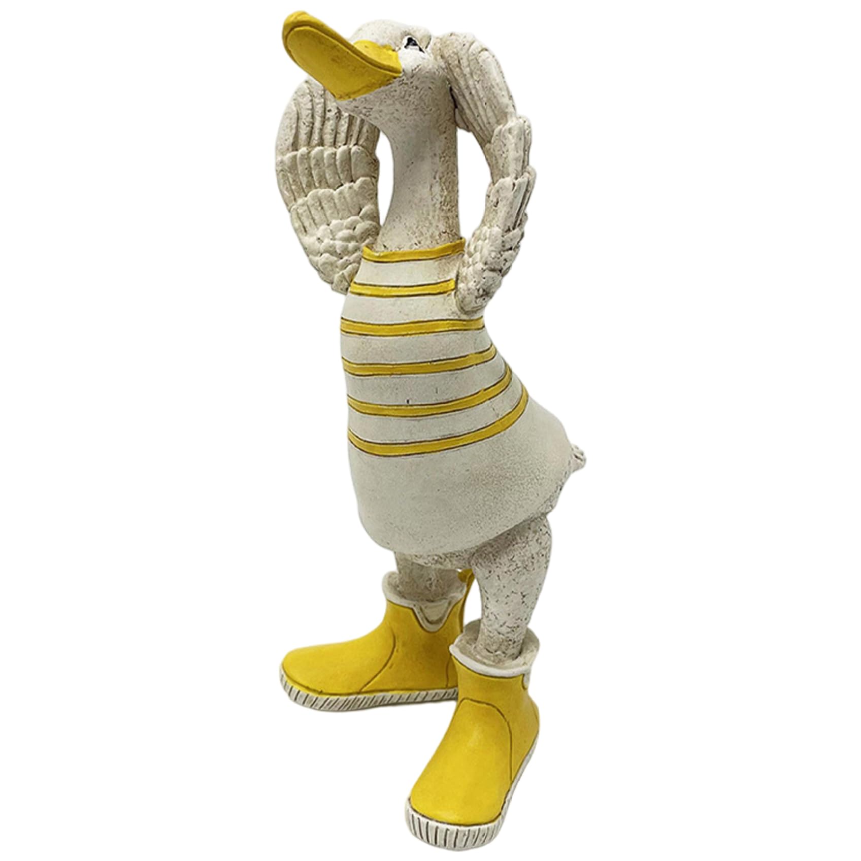Figurine de canard Jorzer anti-UV pour décorer un balcon sans entretien