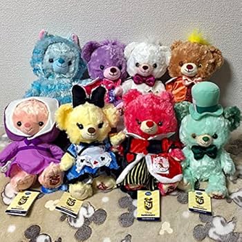 ディズニーユニベア　アリス３体セット ディズニーストア ユニベアシティ アリスインワンダーランド3体