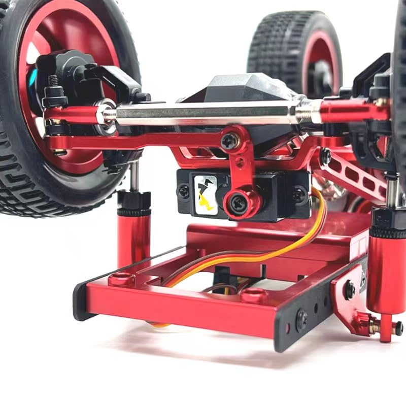 Metal Upgrade Steering Rod Servo Arm for MN Model 1/12 MN168 New99S MN82 MN78 D90 D91 D96 MN99S RC Car Parts(Silver)