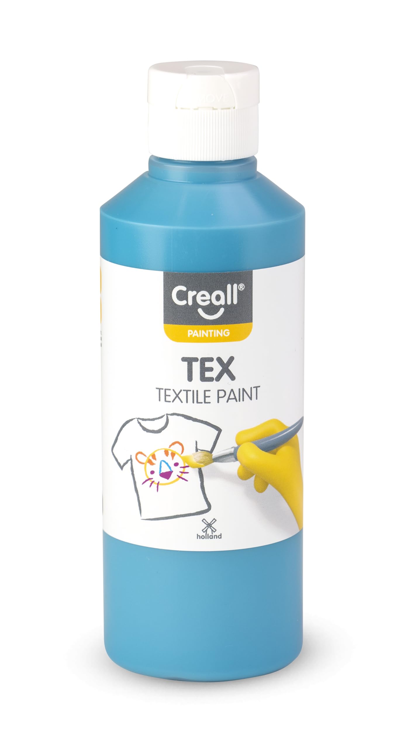 Creall Havo24028 08 Bouteille de peinture textile Turquoise 250 ml