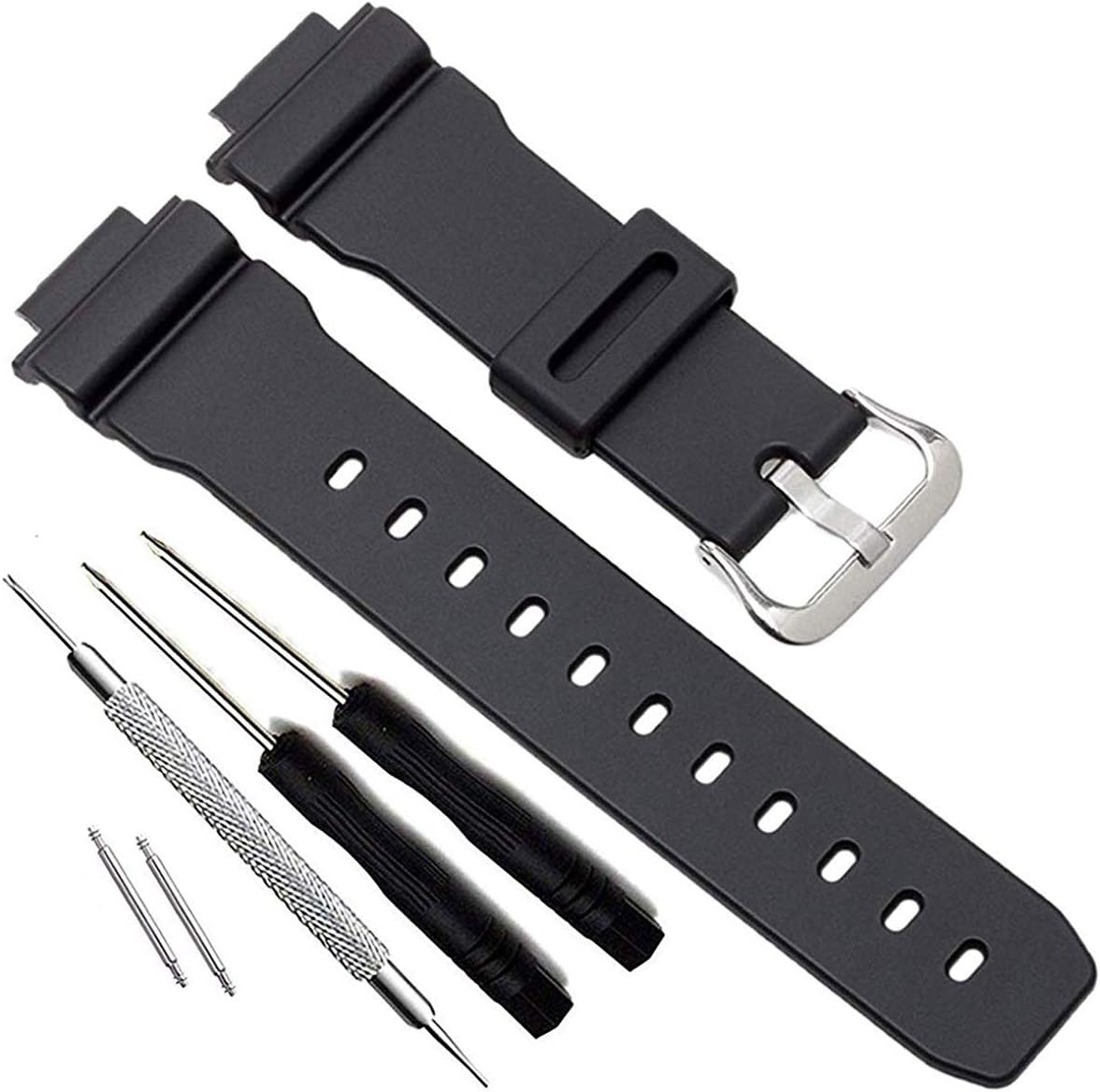 Natural Poly Urethane Replacement Watch Band Strap for Casio Mens G-Shock DW-5900 DW-6100 DW-6695 DW-6900 G-6900 GW-M5610 DW-5600E GW-6900