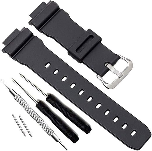 Naturale poli uretano Watch Band strap di ricambio per Casio uomo G-Shock  DW-5900 DW-6100 DW-6695 DW-6900 G-6900 GW-M5610 DW-5600 GW-6900 (J3) :  Amazon.it: Orologi