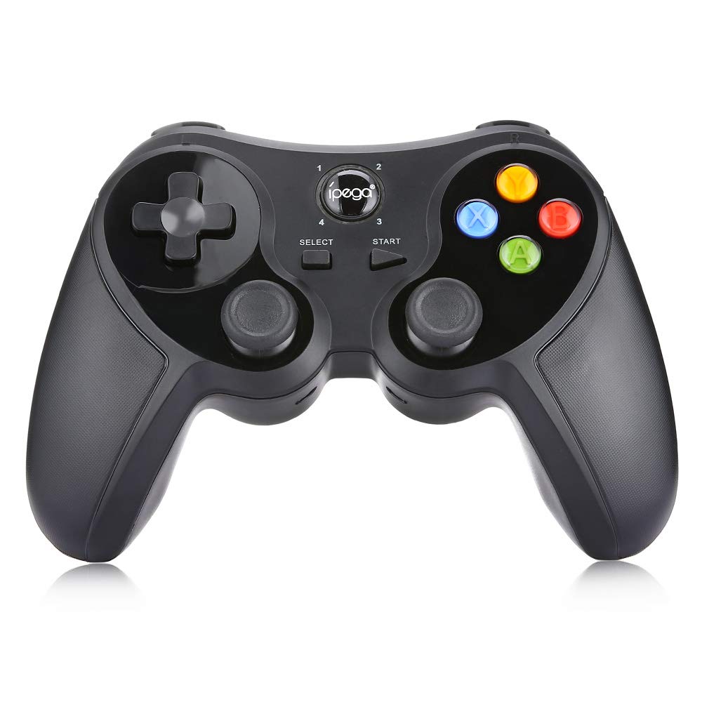 Front view of the ipega PG-9078 controller, showing all buttons, D-pad, and analog sticks.